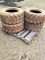 Set of Four Skid Steer Tires