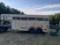 Livestock Trailer w/ Cut Gate and Storage over the Neck. BILL OF SALE ONLY