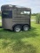 Two Horse Trailer. BILL OF SALE ONLY