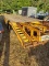 Double Axle Lowboy Equipment Trailer