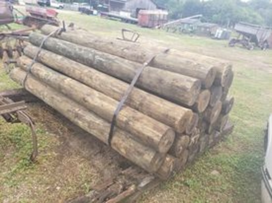 24 Post Per Bundle. Approximately 8"