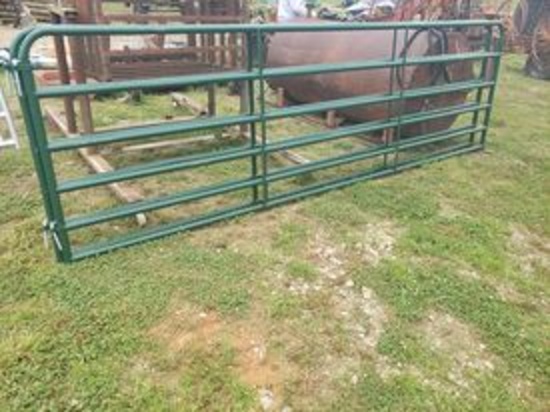 New 14' Green Pipe Gate