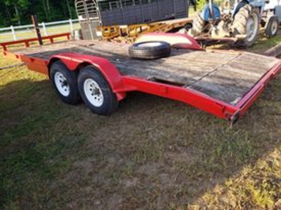 20' Double Axle Equipment Trailer BILL OF SALE