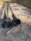 PAIR OF 14' METAL LIGHT POSTS