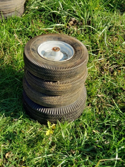 Four Tires. 3 Match w/ Wheels