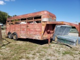 16' STOCK TRAILER BILL OF SALE ONLY
