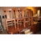 Five Oak Chairs