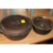 Two Cast Iron Dutch Ovens