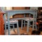Blue Antique Table and Two Charis