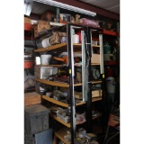 Metal Rolling Shelf and Misc. Tools