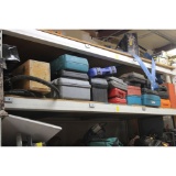 Tool Boxes. Some empty and some with tools