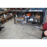 Rolling Shop Table w/ Vises