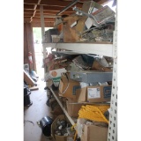 Contents on Metal Shelf