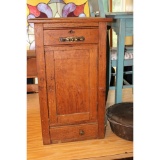 Older One Door Side Table