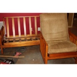 Futon and Matching Chair