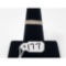 1.8g 14k Yellow Gold/Diamond Size 4 1/2