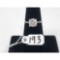 2.2g .925 Silver/Lab Created Diamond Size 6