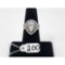 5.2g .995 Silver/Lab Created Diamond Size 5 1/2
