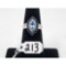 5.0g 14k White Gold/Diamond, Saphire, and Blue Topaz Size 4 1/4