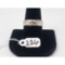 9.7g 14k White Gold/Diamonds Mens Size 9