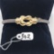 14.4g 14k Yellow Gold and .925 Bracelet