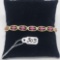 10.2g 14k Yellow Gold/Ruby Tennis Bracelet