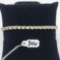 8.1g 14k Yellow Gold/Diamond Tennis Bracelet