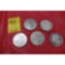 5 - 1921 Morgan silver dollars