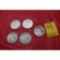 5 - 1922 Peace silver dollars