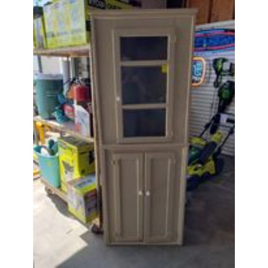 Painted Corner Cabinet