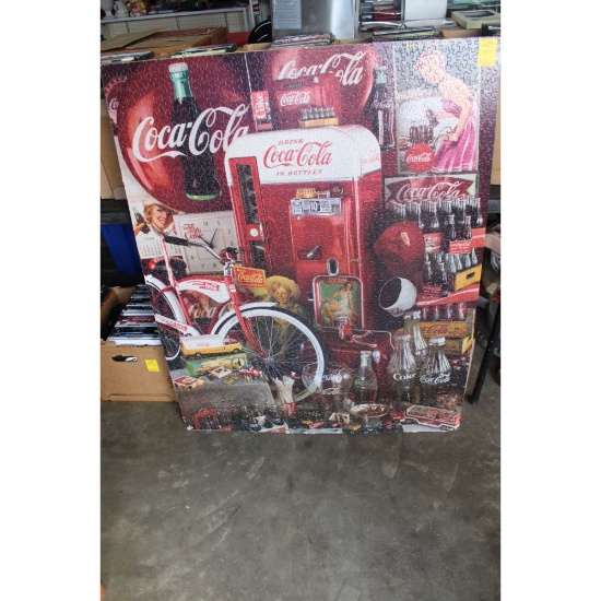 Coca Cola Puzzle on Foam Board