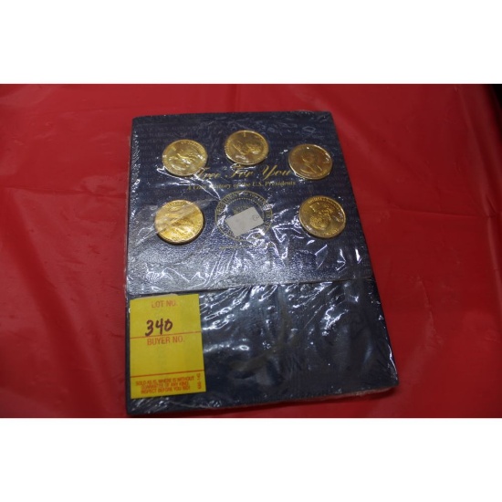 Brass US President's coin history