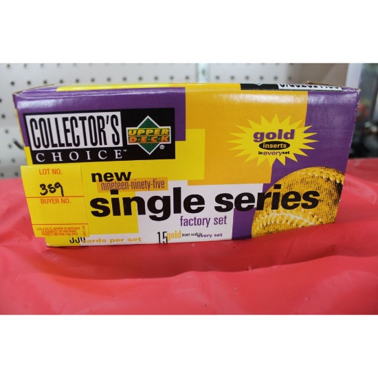 Single series Upper Deck baseball cards - 1995