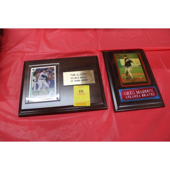 Maddox and Glavine award plaques