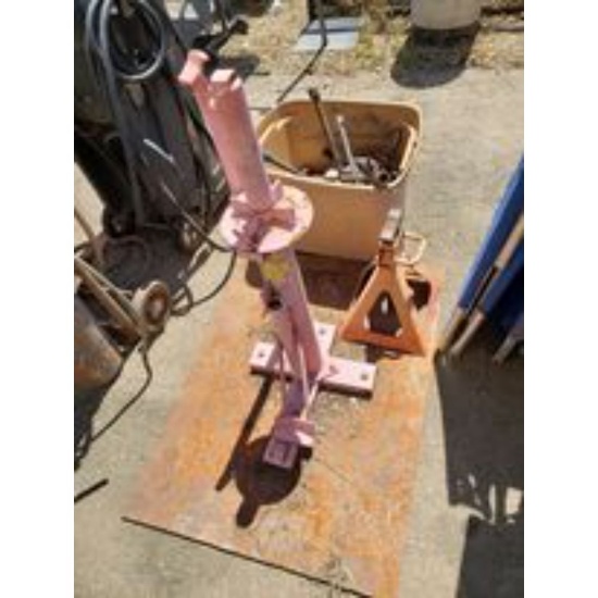 Manual Tire Changing Tool, Jack Stands, and Lug Wrenches