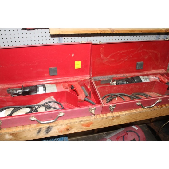 Two Milwaukee Sawzalls