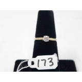 1.5g 14k Yellow Gold/Diamond Size 5