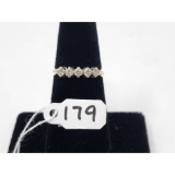 2.4g 14k Yellow Gold/Diamond Size 5 3/4