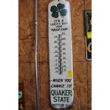 Quaker State Oil Thermometer