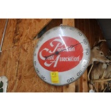 Production Credit Association Glass Front Thermometer