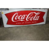 Coca Cola Fish Tail Sled Sign