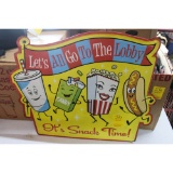 Embossed Snack Sign