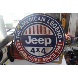 American Legend Jeep Sign