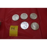 5 - 1922 Peace silver dollars