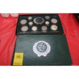 100 year silver coin design display