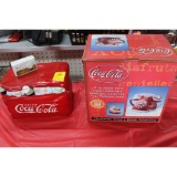 Coca Cola telephone and cookie jar