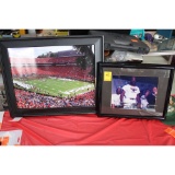 Evander Holyfield and Georgia framed pictures