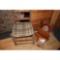 Ladderback chair and miscellaneous wood items