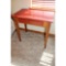 Small red stained topped desk