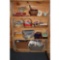 Contents of four shelves